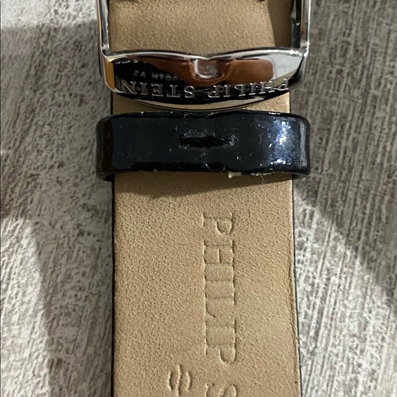 Authentic Philip Stein Teslar Watch with diamond and mother of pearl  face - Picture 6 of 7